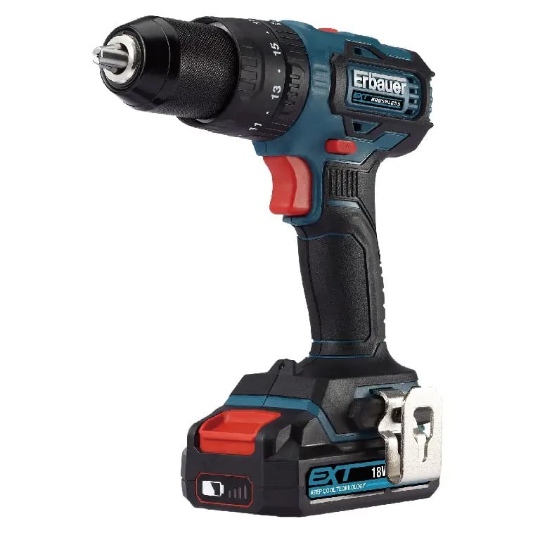 edd-ll-21 Masina gaurit Erbauer EDD18-Li-2, 18v, 50Nm, 1 acumulator 2Ah