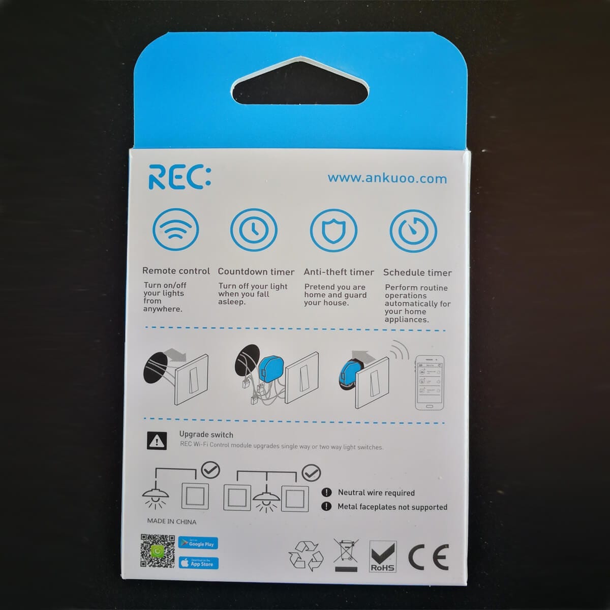 images Modul de Control Wi-Fi pentru Intrerupator 2.4Ghz Compatibil Smartphone