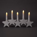 Arcada Lumanari LED cu Stelute