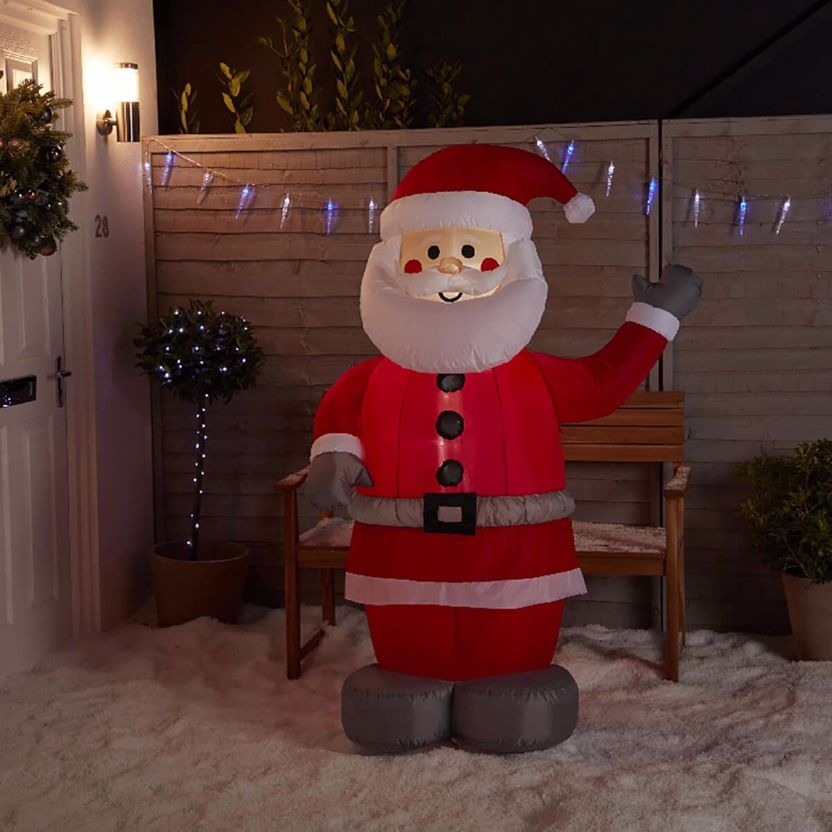 images Mos Craciun Gonflabil 105 cm - imagine 1