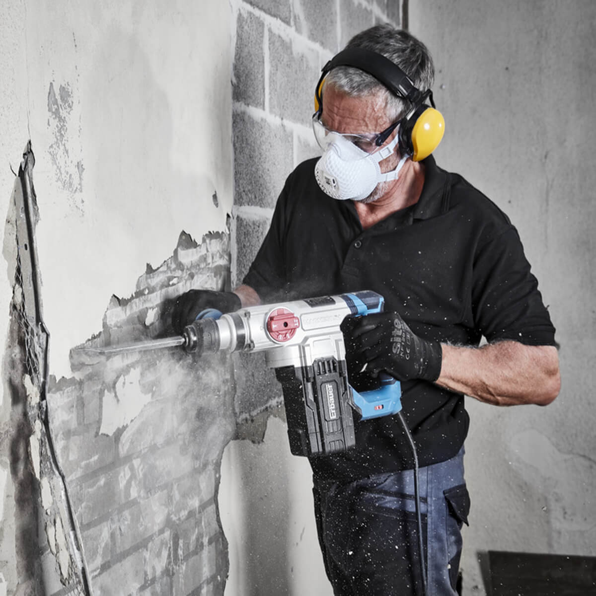 images Ciocan Rotopercutor Erbauer SDS plus 1500W