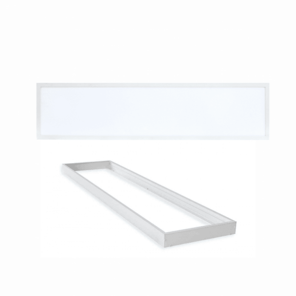 Panou Led 295x1195 mm cu Rama alba 36W + Kit Montare 300x1200 mm
