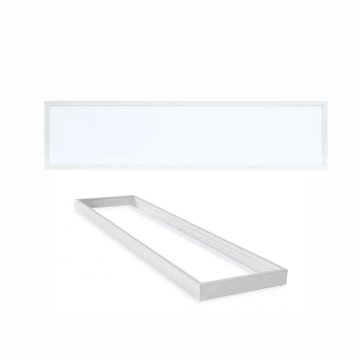 Panou Led 295x1195 mm cu Rama alba 36W + Kit Montare 300x1200 mm