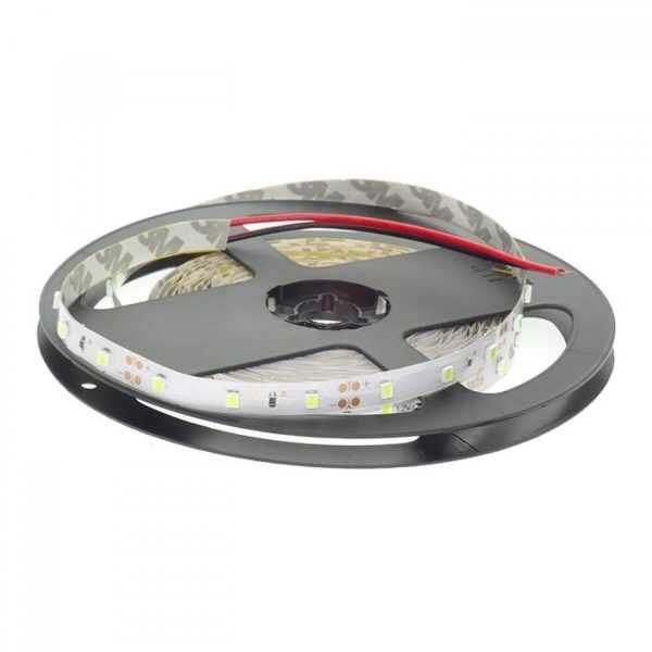 Banda LED 12V 4.8W/M 60LED/M IP20 R2835 6400K - 5m