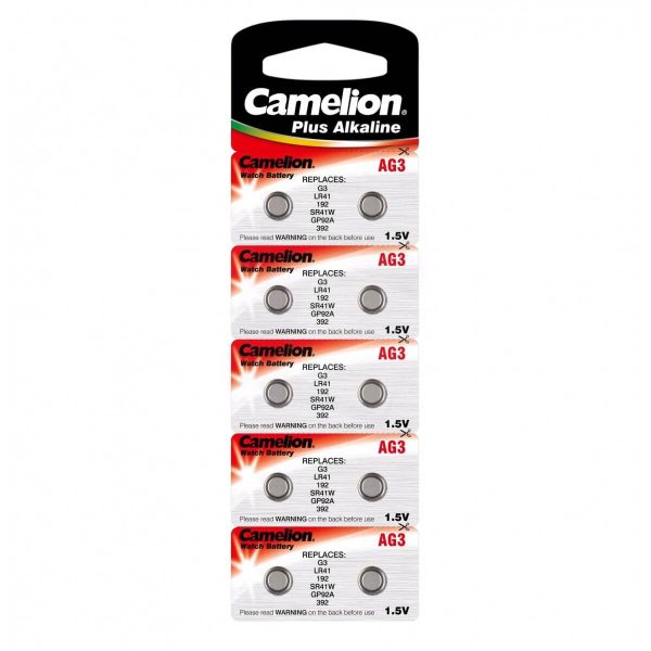 Baterii Alcaline Camelion AG 3 - blister de 10 buc