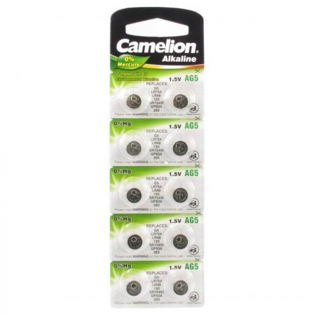 Baterii Alcaline Camelion AG0 (LR63) - blister de 10 buc - imagine 1