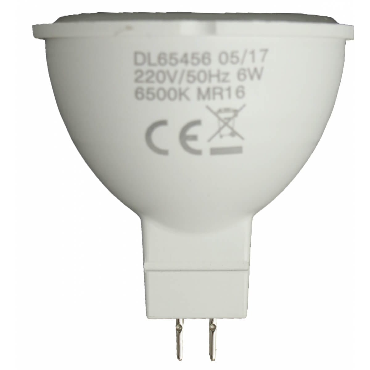images Bec Led Mr16 R50 6W=50W 6500K - imagine 1