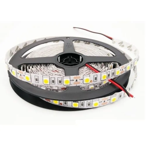 Banda LED 12V 14.4W/M 60LED/M IP20 R5050 6400K 5ML Dimensiune - 5 metri liniari Lumina Rece