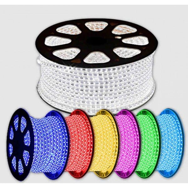 BANDA LED RGB 220V IP65 60LLED/M 5050 6400K