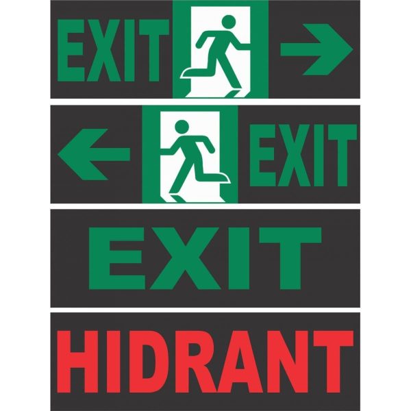 Abtibild - Autocolant Lampa Exit sau Hidrant