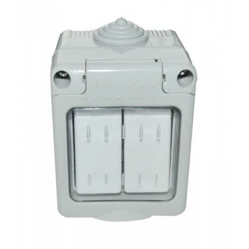modular priza ag ip55 doua butoane