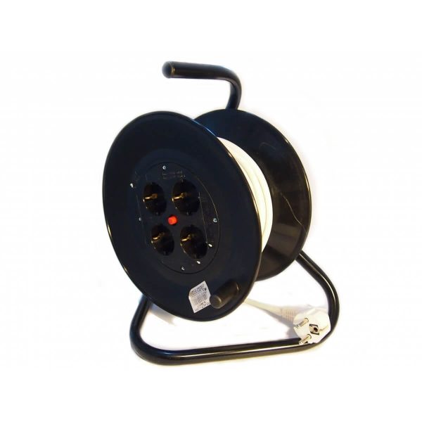 Prelungitor cu Derulator (ruleta) 4 Prize 20m 2X2.5 mm 