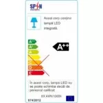 Mouse Aplica LED de Perete 10W IP65 6000K