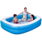 Piscina gonflabila Bestway, familie, PVC, 201 x 150 x 51 cm - imagine 2