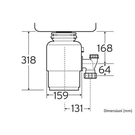 res_5bde013861a3c119c862a5391c94374f_450x450_qu9o Tocator Resturi Alimentare Insinkerator Model 46 0.55 CP