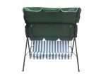 Resigilat - Balansoar de gradina, culoare verde, 178 x 106 cm - imagine 3