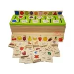 Sortator Montessori cu 88 de piese in limba romana/engleza