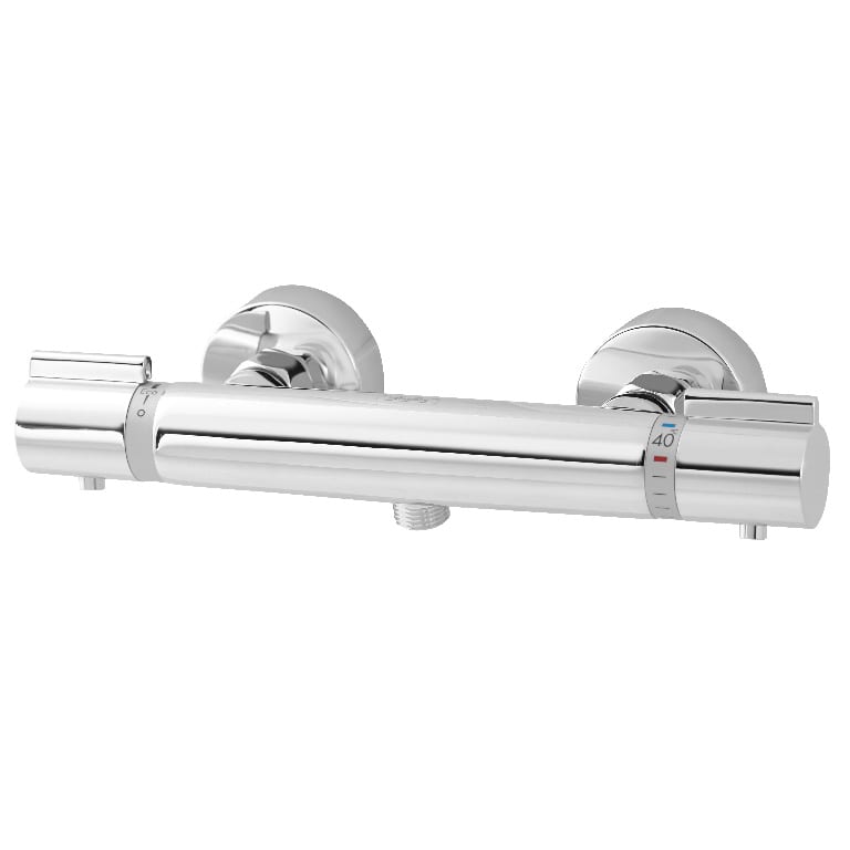 Baterie cu termostat pentru dus Hansgrohe Versostat, alama, diametru 305 mm, finisaj cromat Baterie cu termostat pentru dus Hansgrohe Versostat, alama, diametru 305 mm, finisaj cromat