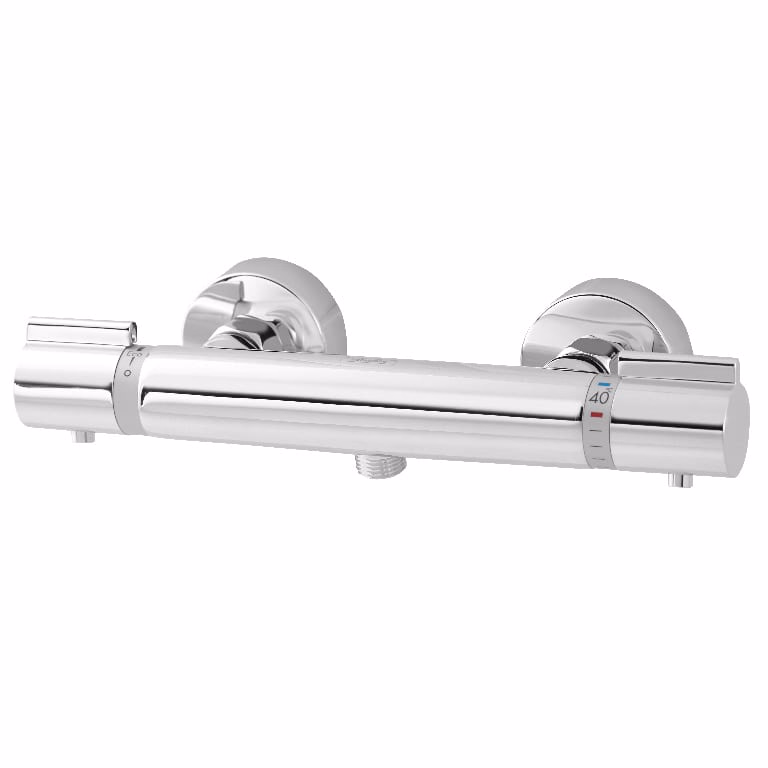 Baterie cu termostat pentru dus Hansgrohe Versostat, alama, diametru 305 mm, finisaj cromat Baterie cu termostat pentru dus Hansgrohe Versostat, alama, diametru 305 mm, finisaj cromat