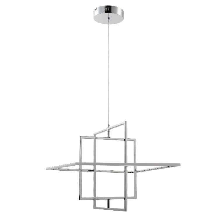 Pendul GoodHome Kohmani, argintiu, lumina calda 3000 K, clasa protectie IP20 Pendul GoodHome Kohmani, argintiu, lumina calda 3000 K, clasa protectie IP20