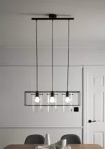 Lustra Pendul GoodHome Daluiz, surse iluminat 3 x (E27), IP20