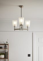 Lustra Candelabru GoodHome Quadryx, argintiu, surse 3 x (E14), IP20