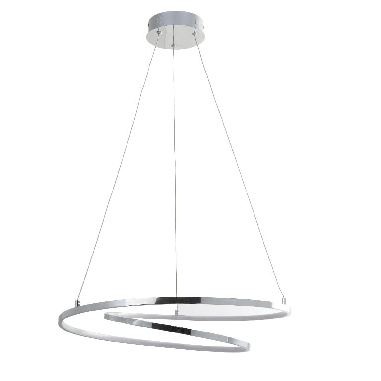 Pendul GoodHome Pegmati, argintiu, lumina calda 3000 K, IP20 Pendul GoodHome Pegmati, argintiu, lumina calda 3000 K, IP20