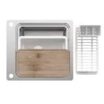 Chiuveta din inox Romesco, 56 x 51.1 x 23.6 cm, 1 cuva si 1 tocator