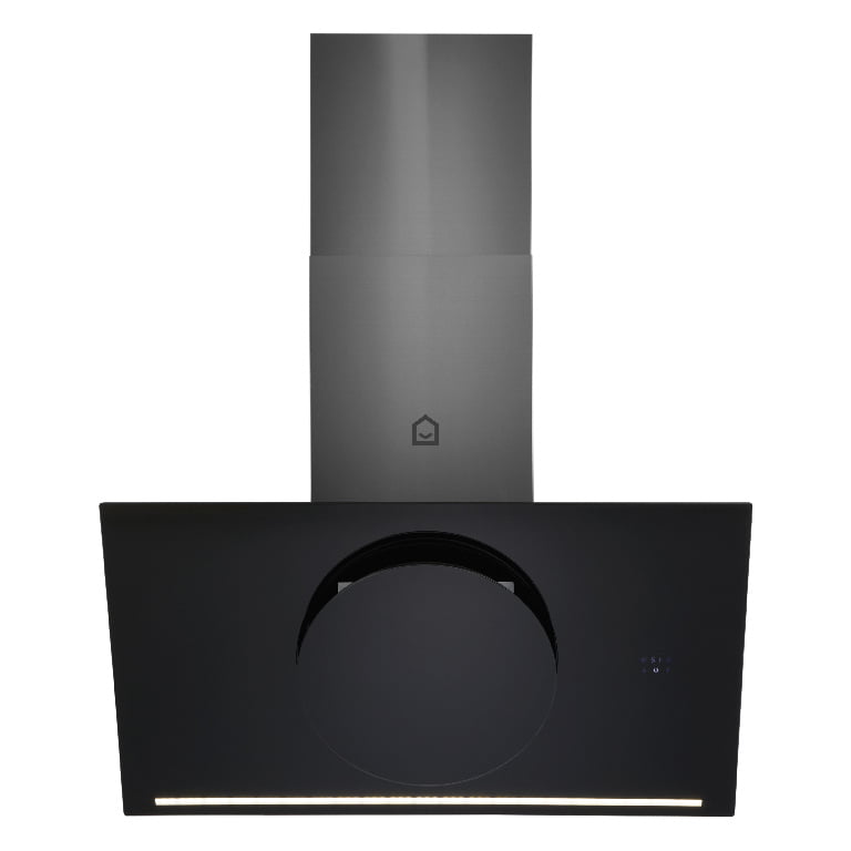 Hota unghiulara GoodHome Bamia, control prin gesturi, culoare negru, 151 W, A++, 900 x 1130 x 380 mm Hota unghiulara GoodHome Bamia, control prin gesturi, culoare negru, 151 W, A++, 900 x 1130 x 380 mm