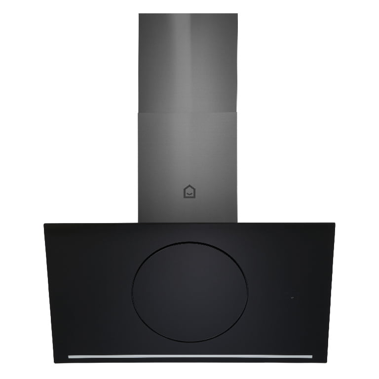 Hota unghiulara GoodHome Bamia, control prin gesturi, culoare negru, 151 W, A++, 900 x 1130 x 380 mm Hota unghiulara GoodHome Bamia, control prin gesturi, culoare negru, 151 W, A++, 900 x 1130 x 380 mm