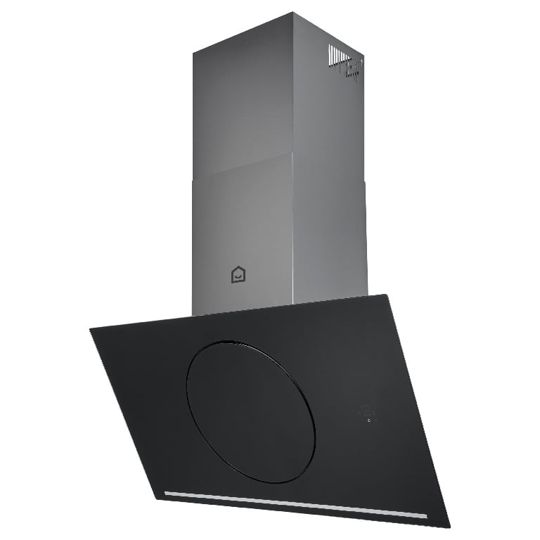 Hota unghiulara GoodHome Bamia, control prin gesturi, culoare negru, 151 W, A++, 900 x 1130 x 380 mm Hota unghiulara GoodHome Bamia, control prin gesturi, culoare negru, 151 W, A++, 900 x 1130 x 380 mm