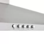 Hota din otel inoxidabil, 60 cm, finisaj cromat, clasa energetica C