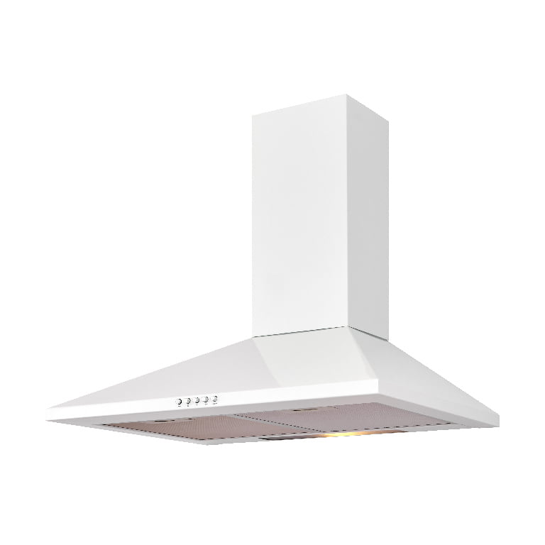 Hota din otel inoxidabil, 60 cm, culoare alb, clasa energetica C Hota din otel inoxidabil, 60 cm, culoare alb, clasa energetica C