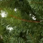 Brad artificial verde, aspect natural, 228 cm, PET si PVC