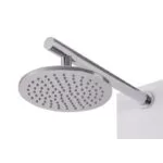 Panel de dus, alb, aluminiu