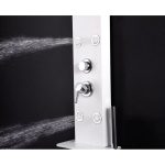 Panel de dus, alb, aluminiu
