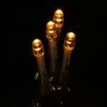 Instalatie 120 LED-uri, cablu transparent, lumina calda