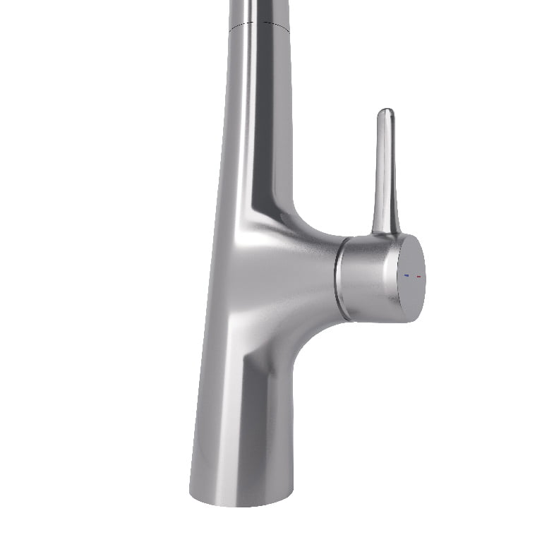 baterie-buc-edulis-inox-maner-lat-9449 Baterie de bucatarie GoodHome, cu maner lat, efect otel inoxidabil