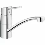 Baterie de bucatarie Grohe, cartus ceramic 35 mm, finisaj cromat