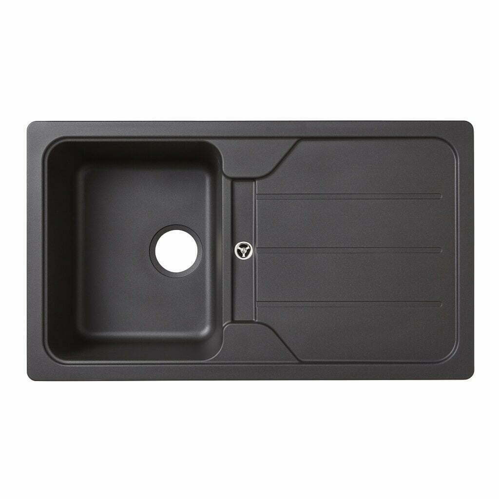 Chiuveta cuart compozit Cook & Lewis, reversibila 86x50 cm