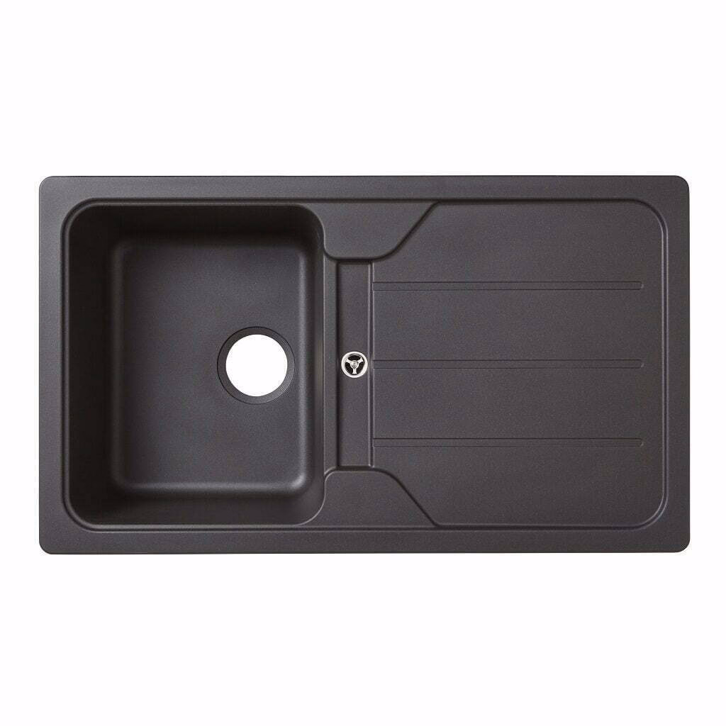 Chiuveta cuart compozit Cook & Lewis, reversibila 86x50 cm