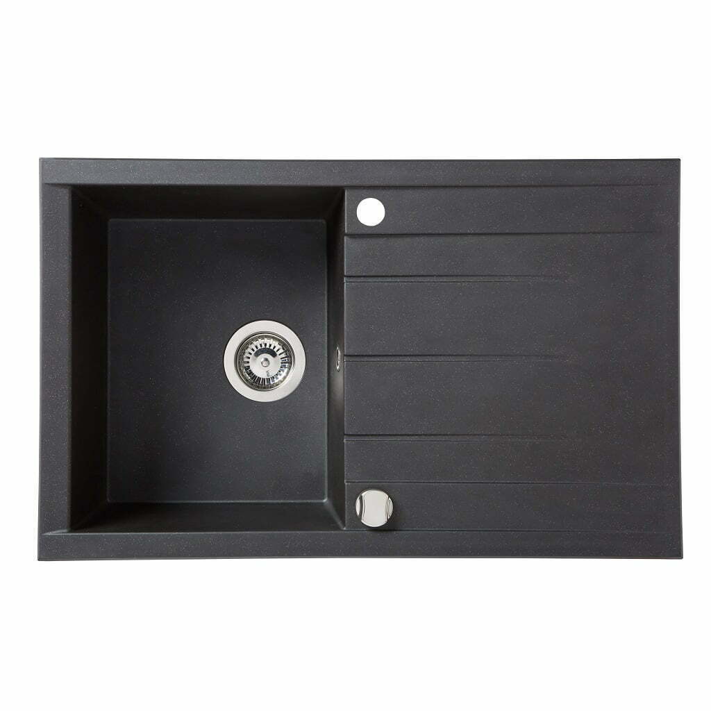 chiuveta-din-rasina-80-x-50-cm-adancime-21-cm-reversibila-finisaj-negru-5918 Chiuveta rasina Cooke & Lewis, 80x50cm , negru