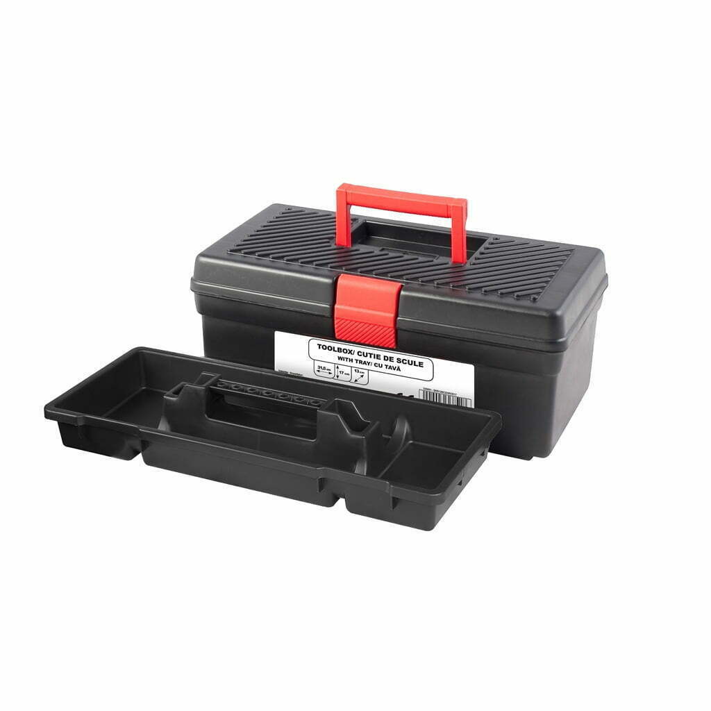cutie-din-plastic-echipata-cu-organizator-406-mm-1362 cutie pentru scule cu tava interioara