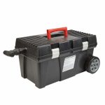 Cutie mobila pentru scule, maner reglabil, roti