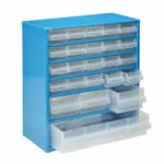 potrivit pentru sortarea pieselor si sculelor mici. Poate fi agatat pe un perete