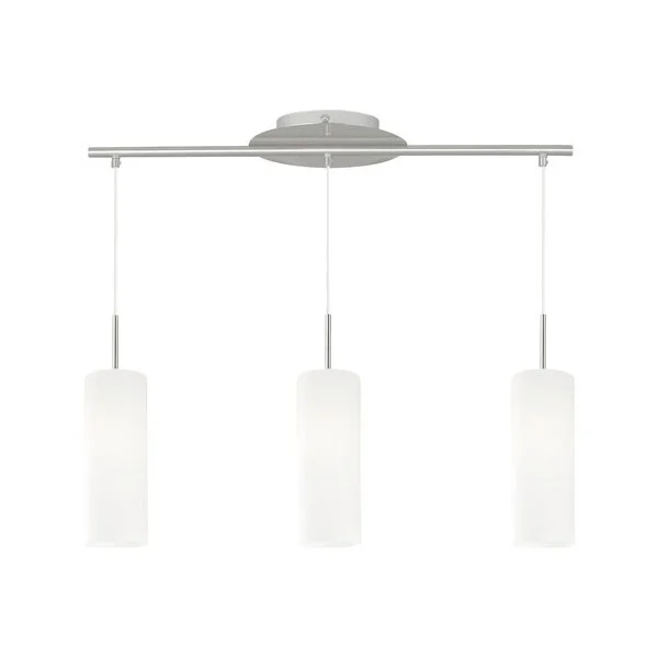 Lustra EGLO Troy3, 3xE27, ajustabil, sticla satinata, design modern