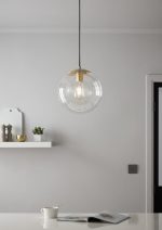 Pendul GLS GoodHome Dacite, efect alama, cablu reglabil, 1xE27