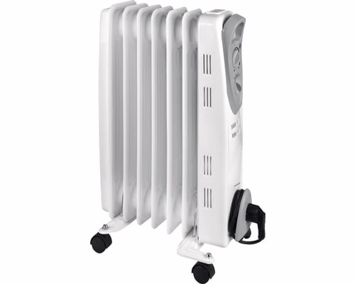 Calorifer electric Eurom 1500 W, 7 elementi, termostat