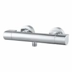 Baterie cada/dus GoodHome Cavally, termostatica, bicomanda, cartus ceramic 35 mm, design modern