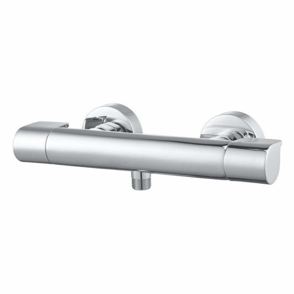 Baterie cada/dus GoodHome Cavally, termostatica, bicomanda, cartus ceramic 35 mm, design modern